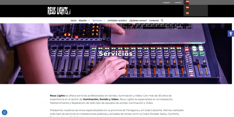 Servicios de Sonido-Iluminación-Video-REUS LIGHTS-www.reuslights.es